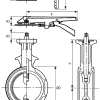 Nodulair gietijzeren heavy duty Tomoe vlinderklep&nbsp;&nbsp;|&nbsp;&nbsp;KP-1066